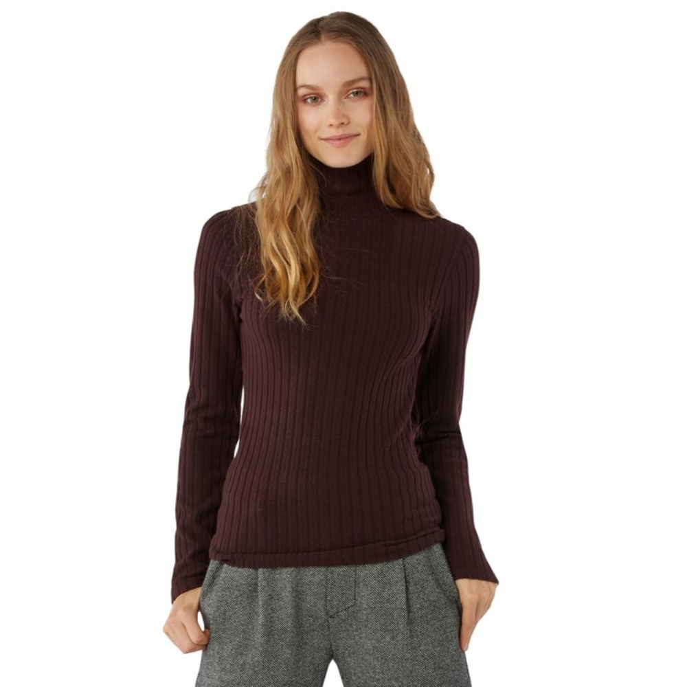 Brand NWT'S Free Assembly Women’s Brushed Ribbed Turtleneck - Heather Ginger - M